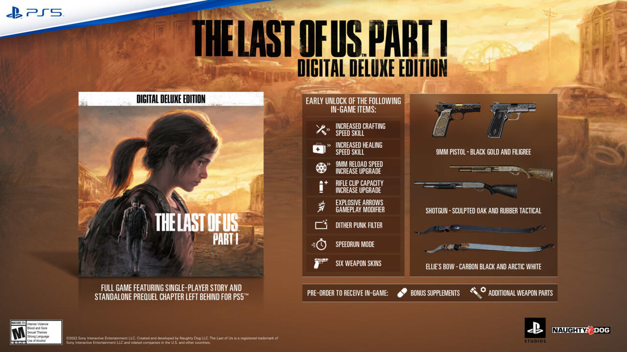 The remake's Digital Deluxe edition includes all this content
