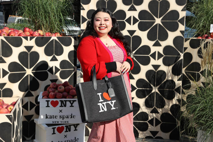 Comedian Naomi Watanabe is seen during the Kate Spade New York Popup Installation VIP Opening Party for NYFW The Shows at Gansevoort Plaza on September 08, 2021 in New York City