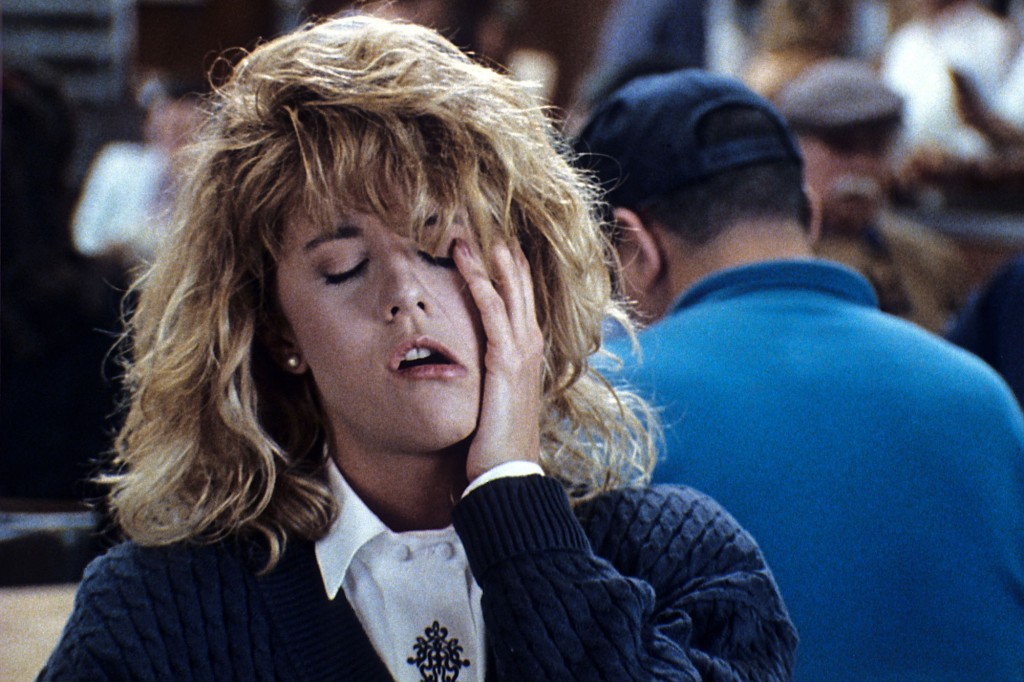 Meg Ryan memorably faked an orgasm playing Sally Albright in 1989's "When Harry Met Sally."