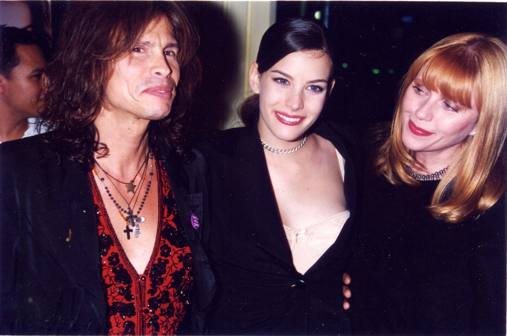 Former groupie Bebe Buell (right) had daughter Liv Tyler (center) with the Aerosmith singer, but kept the girl from him for years because of his addictions.